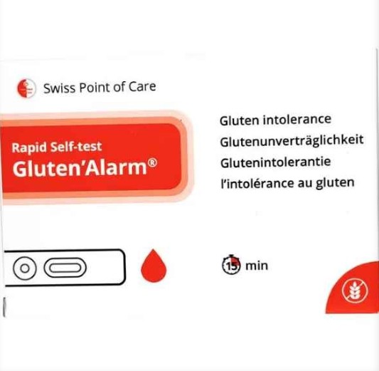 Swiss Point of Care Gluten' Alarm Zelftest