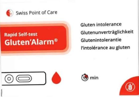 Swiss Point of Care Gluten' Alarm Zelftest