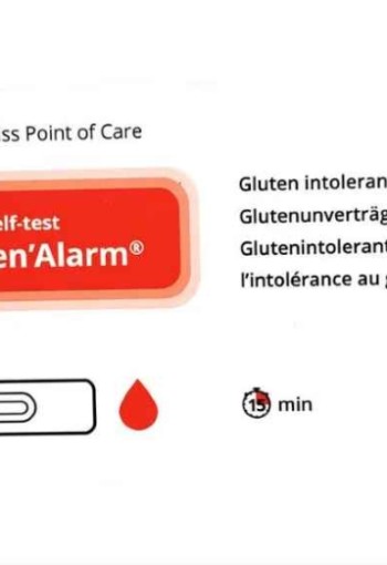 Swiss Point of Care Gluten' Alarm Zelftest