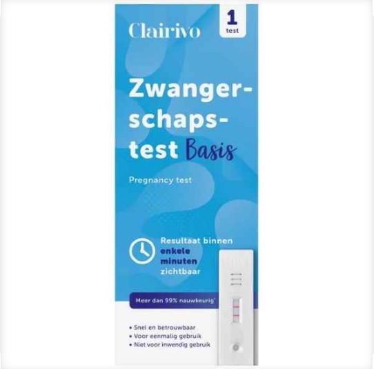 Clairivo zwangerschapstest cassette 1 st