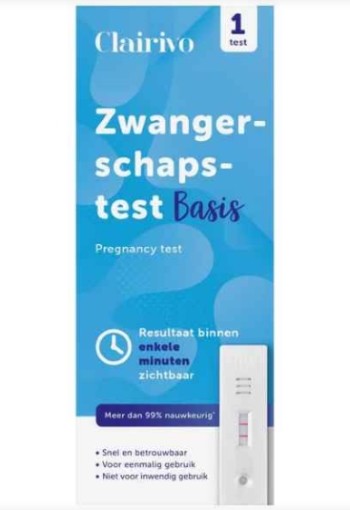 Clairivo zwangerschapstest cassette 1 st