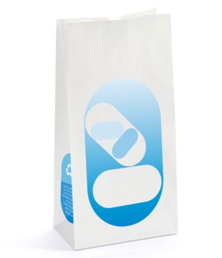 Blockland Blokbodemzak 130x80x26mm wit (1000 Stuks)