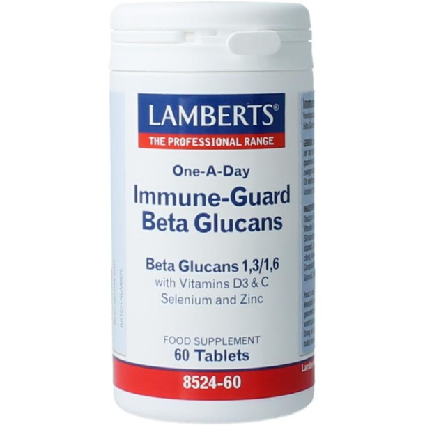 Lamberts Immune guard betaglucanen (60 Tabletten)