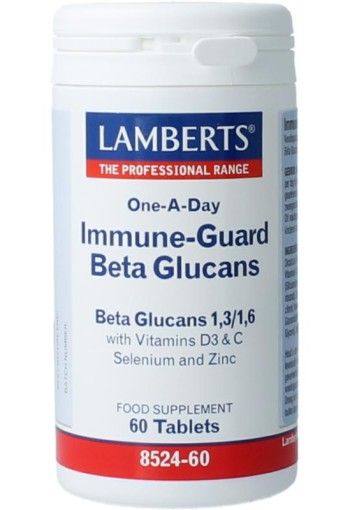 Lamberts Immune guard betaglucanen (60 Tabletten)
