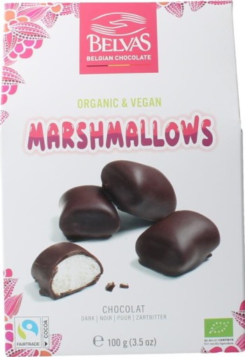 Belvas Marshmallow chocolade bio (100 Gram)