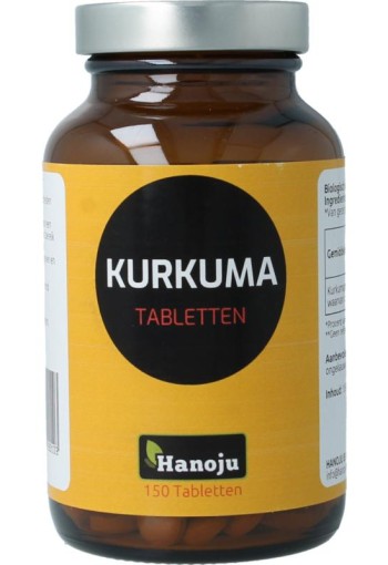 Hanoju Kurkumapoeder 500mg (150 Tabletten)