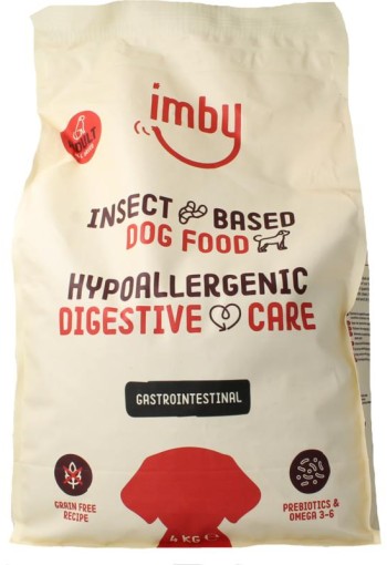 Imby Pet Food Hondenbrokken insecteiwitten gastrointestina (4 Kilogram)