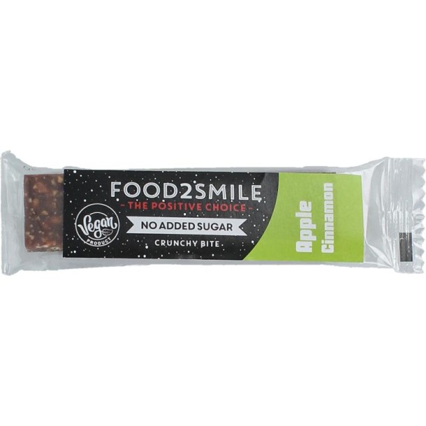 Food2Smile Apple pie bar glutenvrij lactosevrij (28 Gram)