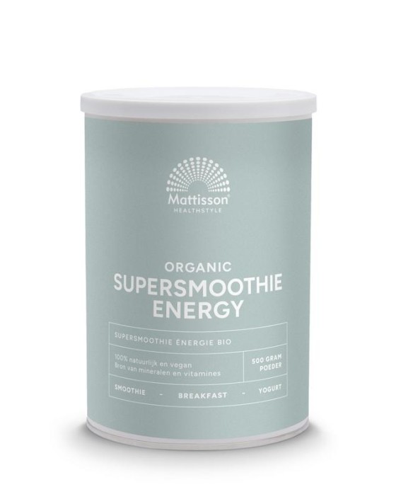 Mattisson Organic supersmoothie energy bio (500 Gram)
