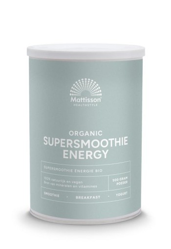 Mattisson Organic supersmoothie energy bio (500 Gram)