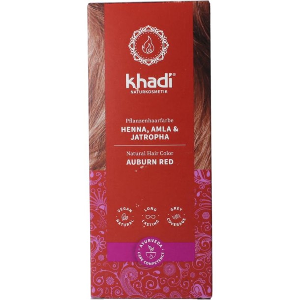 Khadi Haarkleur henna amla & jatropha (100 Gram)