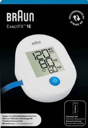 Braun BUA4000EU Bovenarm Bloeddrukmeter ExactFit 1E
