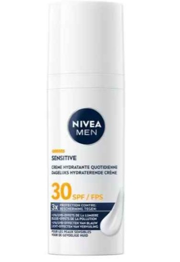 NIVEA MEN Sensitive Triple Protect Moisturizer SPF30 50 ML