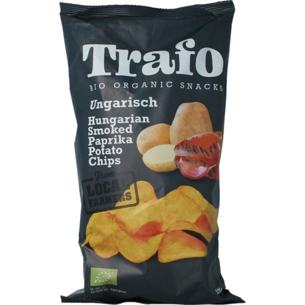 Trafo Chips Hongaarse paprika bio (125 Gram)