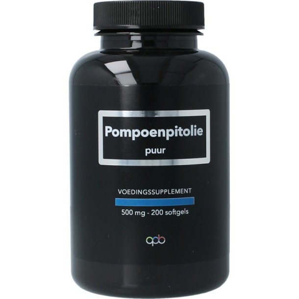 Apb Holland Pompoenpitolie puur 500mg (200 Softgels)