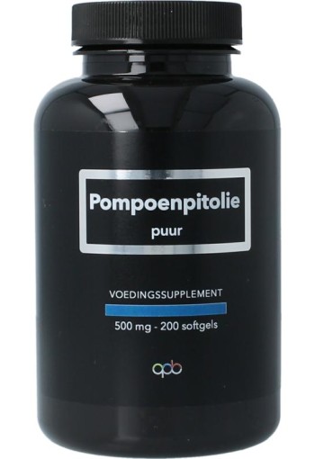 Apb Holland Pompoenpitolie puur 500mg (200 Softgels)