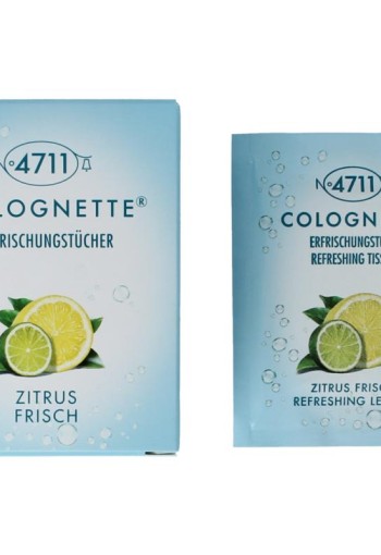 4711 Colognettes tissues lemon (10 Stuks)