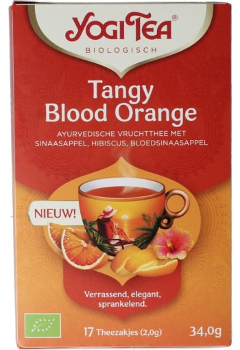 Yogi Tea Tea tangy blood orange bio (17 Zakjes)