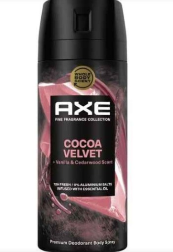 Axe Fine Fragrance Cocoa Velvet Deodorant Body Spray 150 ML