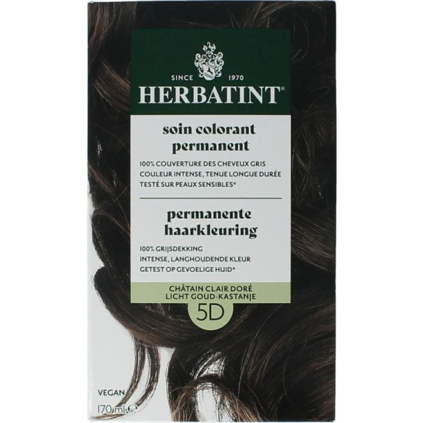 Herbatint 5D licht goudkastanje (170 Milliliter)
