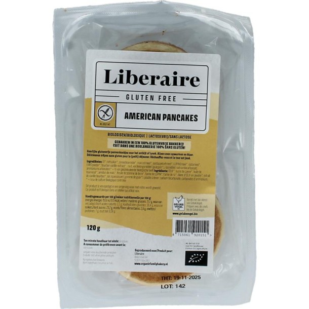 Liberaire American pancakes bio (120 Gram)