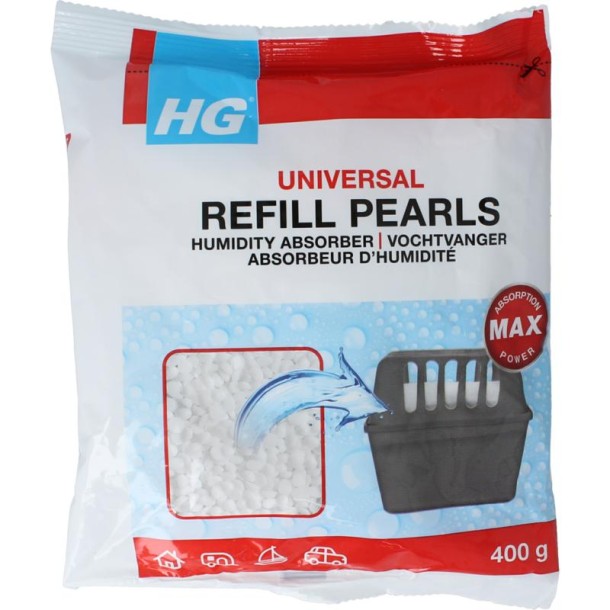 HG Refill pearls vochtvanger (400 Gram)