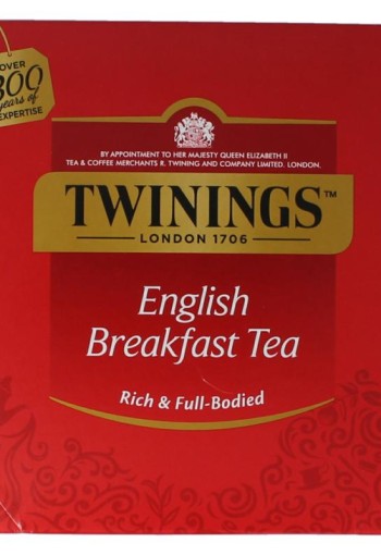 Twinings English breakfast envelop (50 Zakjes)