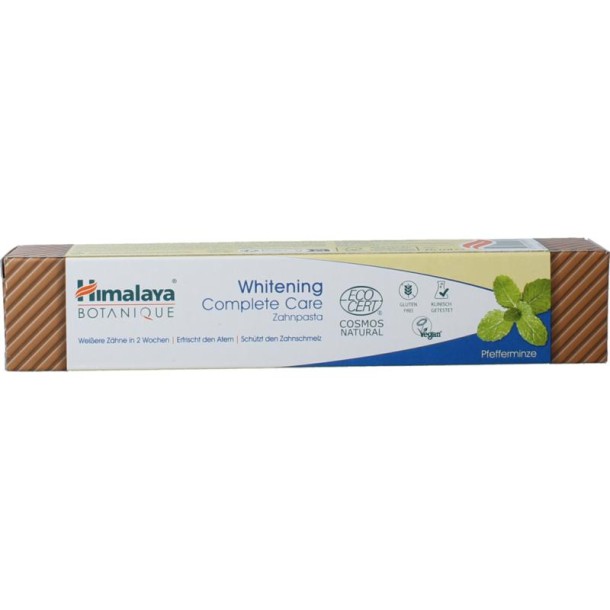 Himalaya Botanique tandpasta complete care whitening (75 Gram)