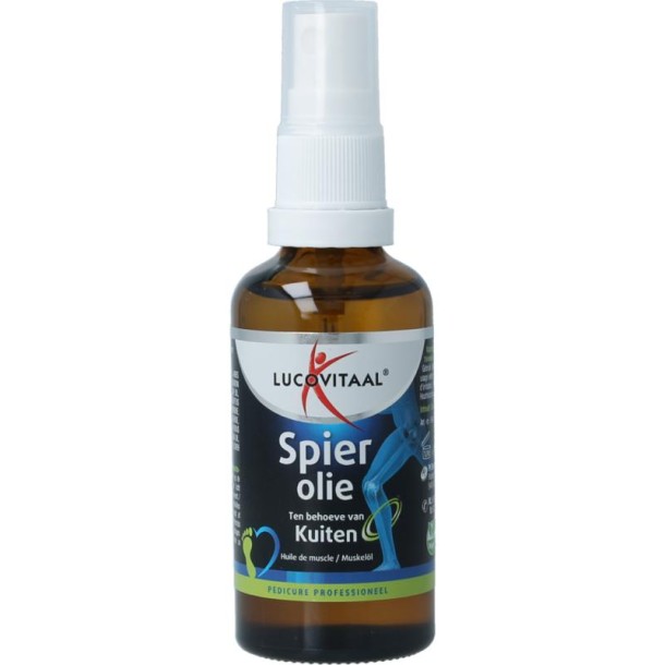 Lucovitaal Spierolie kuiten vegan (50 Milliliter)