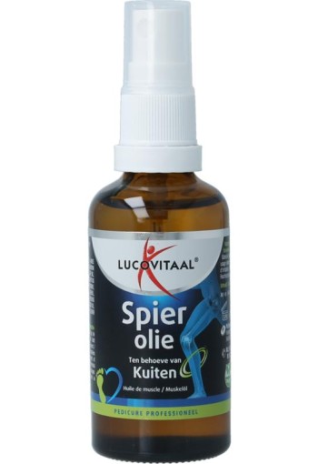 Lucovitaal Spierolie kuiten vegan (50 Milliliter)