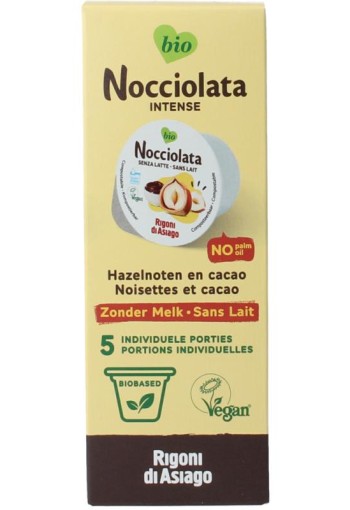 Nocciolata Intense vegan cups 5 x 20gram bio (100 Gram)