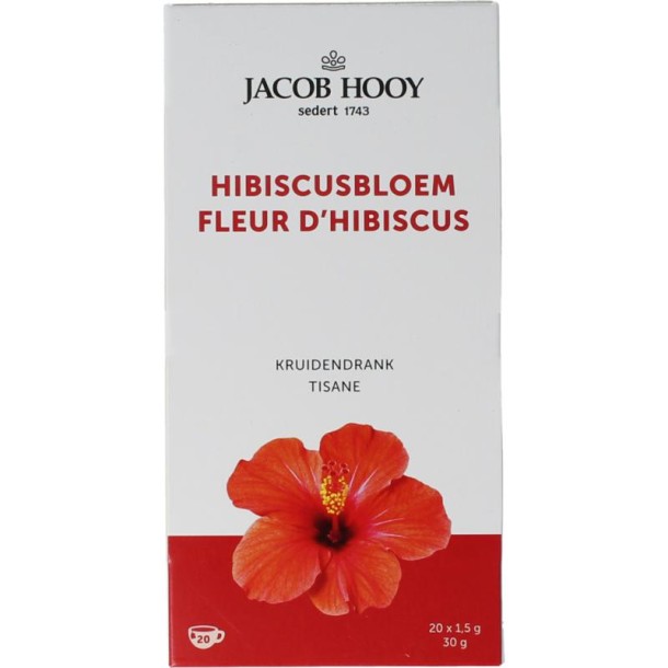 Jacob Hooy Kruidendrank hibiscus (20 Zakjes)