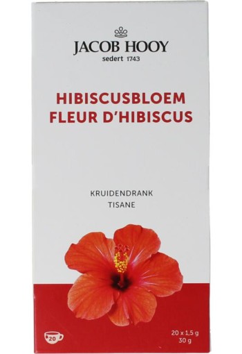 Jacob Hooy Kruidendrank hibiscus (20 Zakjes)