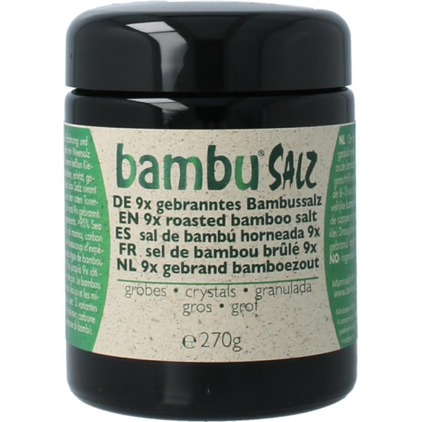 Bambu Salz Bamboezout grof 9x gebrand (270 Gram)