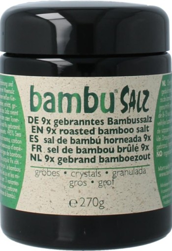 Bambu Salz Bamboezout grof 9x gebrand (270 Gram)