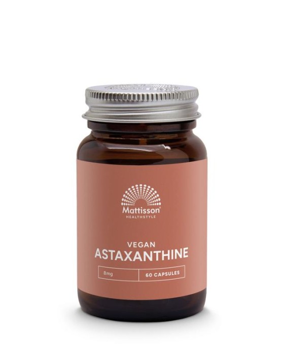 Mattisson Vegan astaxanthine 8mg (60 Vegetarische capsules)