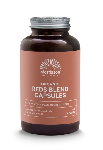 Mattisson Organic reds blend capsules bio (180 Vegetarische capsules)