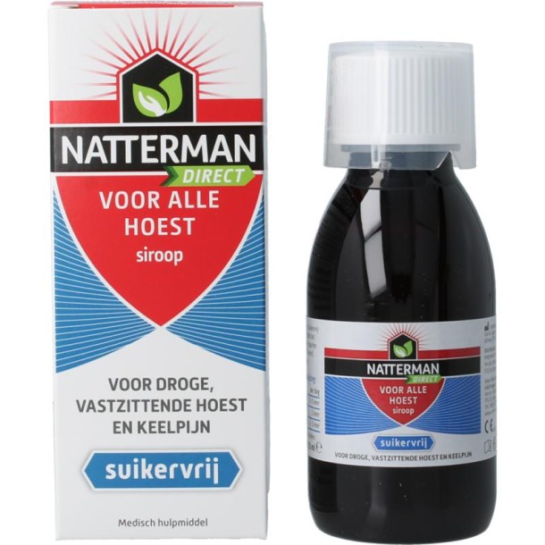 Natterman Hoest drank alle hoest suikervrij (120 Milliliter)