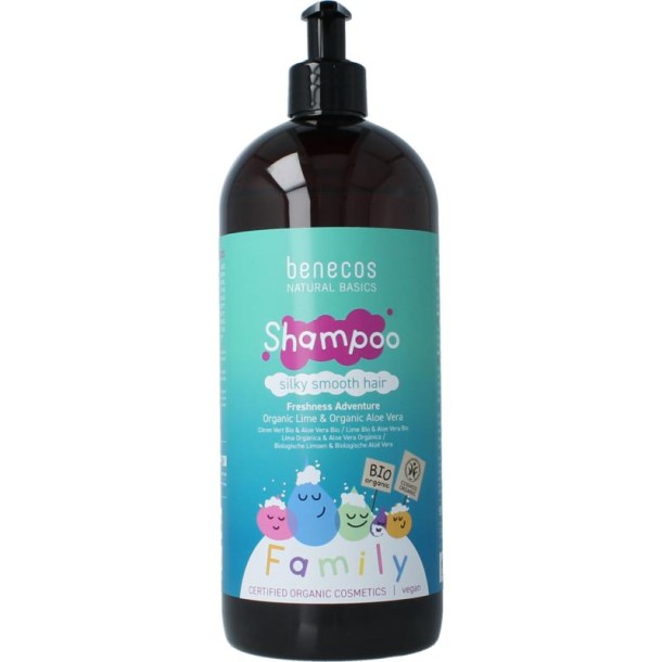 Benecos Shampoo freshness adventure (950 Milliliter)