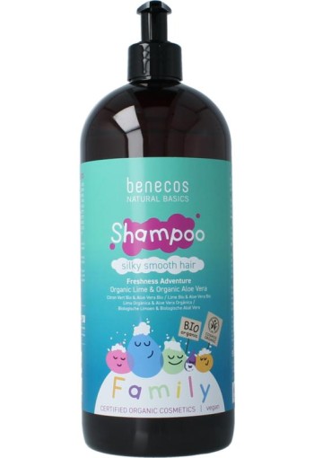 Benecos Shampoo freshness adventure (950 Milliliter)