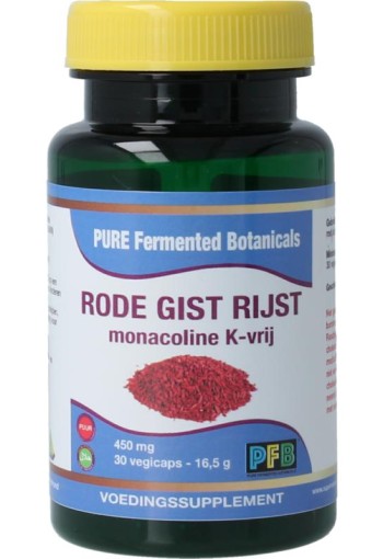 SNP Rode gist rijst monacoline K-vrij puur (30 Vegetarische capsules)