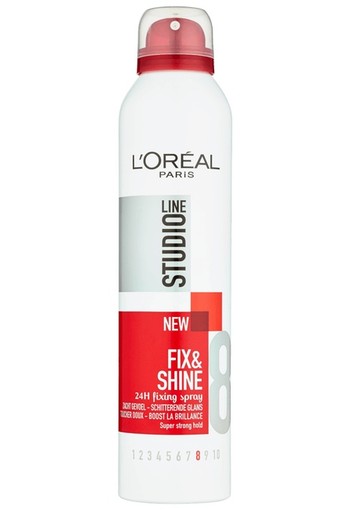 L'Oréal Paris Studio Line Fix & Shine Spray De Fixation 24H 250 ml