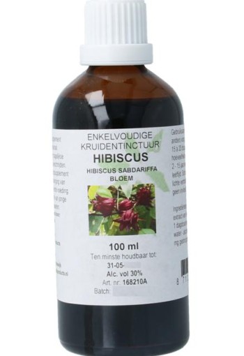Cruydhof Hibiscus sabdariffa flor tinctuur (100 Milliliter)