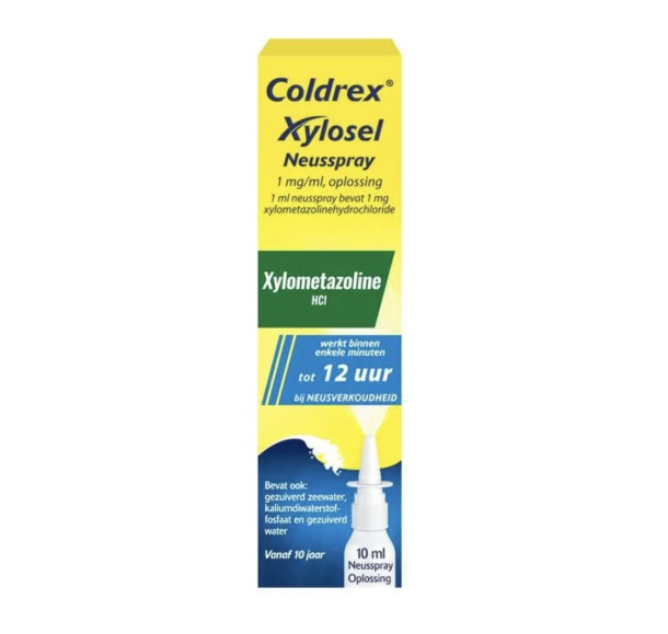 Coldrex Neusspray xylometazoline 1mg/ml 10 Milliliter
