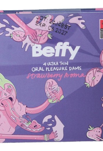 Beffy Beflapjes 4 strawberry (4 Stuks)