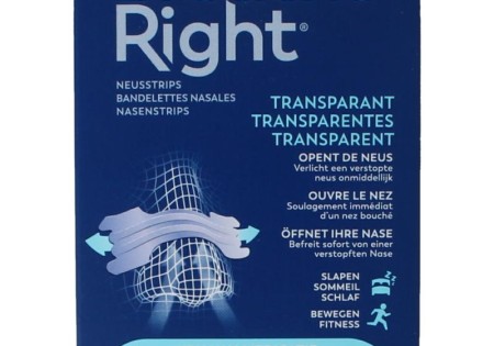 Breathe Right Neusstrips clear 30 Stuks