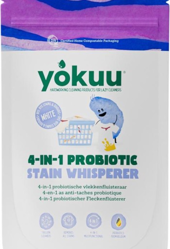 Yokuu 4-in-1 probiotische vlekkenfluisteraar witte was (1020 Gram)
