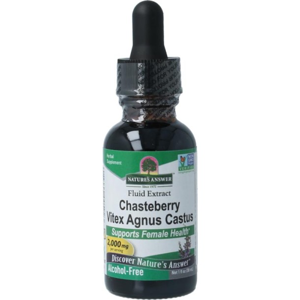 Natures Answer Vitex agnus cactus extract 1:1 alcoholvrij (30 Milliliter)