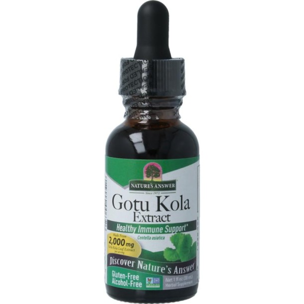 Natures Answer Gotu kola extract alcoholvrij (30 Milliliter)
