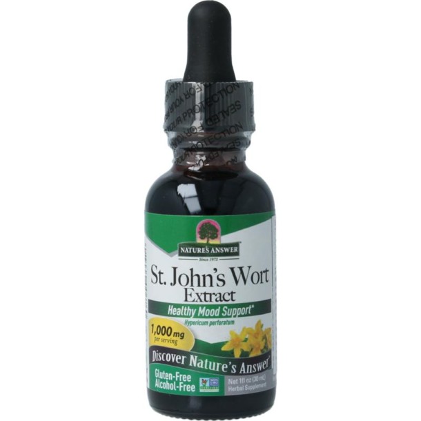 Natures Answer Sint Janskruid 1:1 alcoholvrij (30 Milliliter)